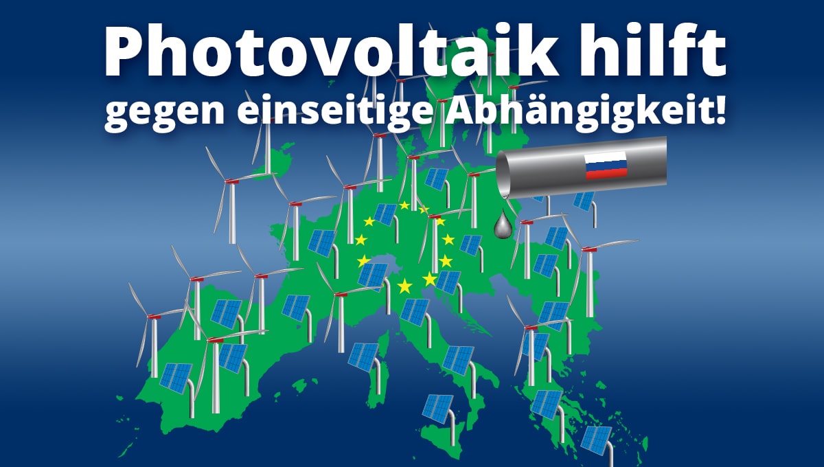 Photovoltaik hilft gegen Abhängigkeit