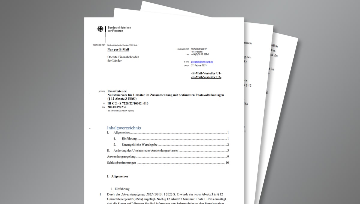 Finales BMF Schreiben