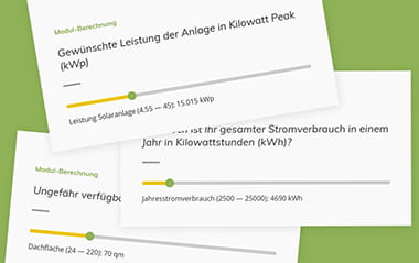 Mit Solarrechner kalkulieren