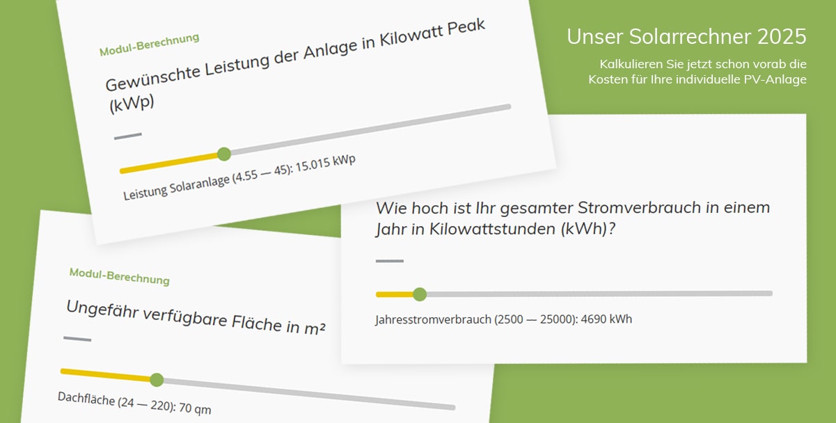 Solaranlage kalkulieren