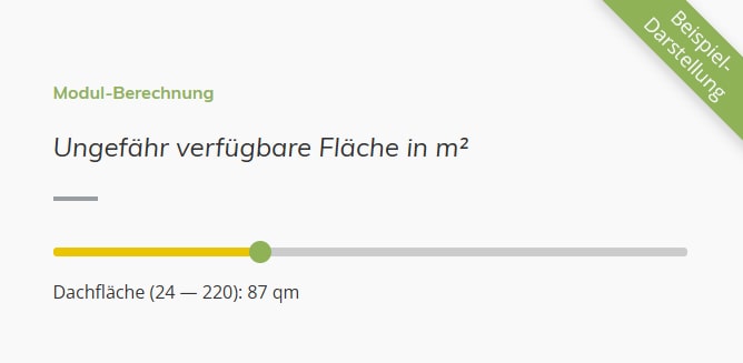 Solarrechner 2025 - Weg über Fläche